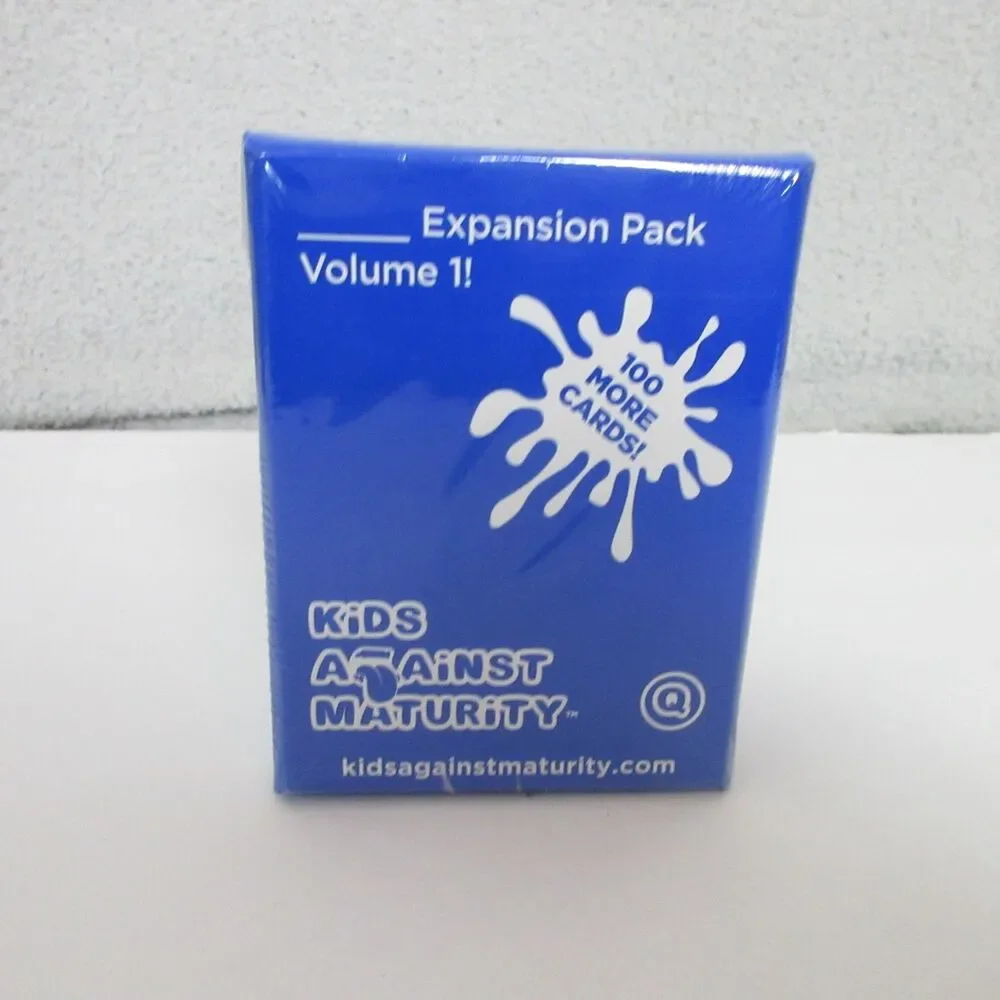 Kids Against Maturity Core Game & Expansion Packs 1 Card Game for All New/Sealed